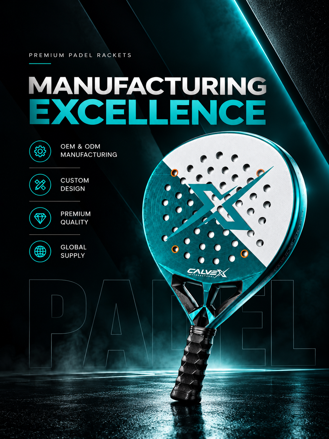 Premium Padel Manufacturing Excellence